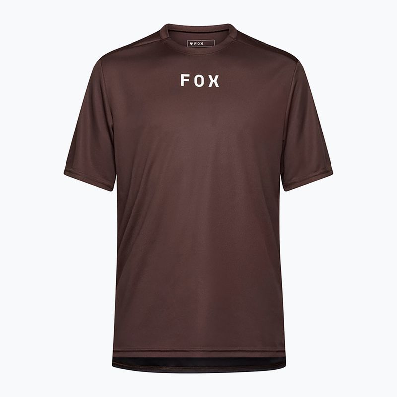 Fox Racing Ranger Wortmarke Männer Radfahren Trikot Kakao braun
