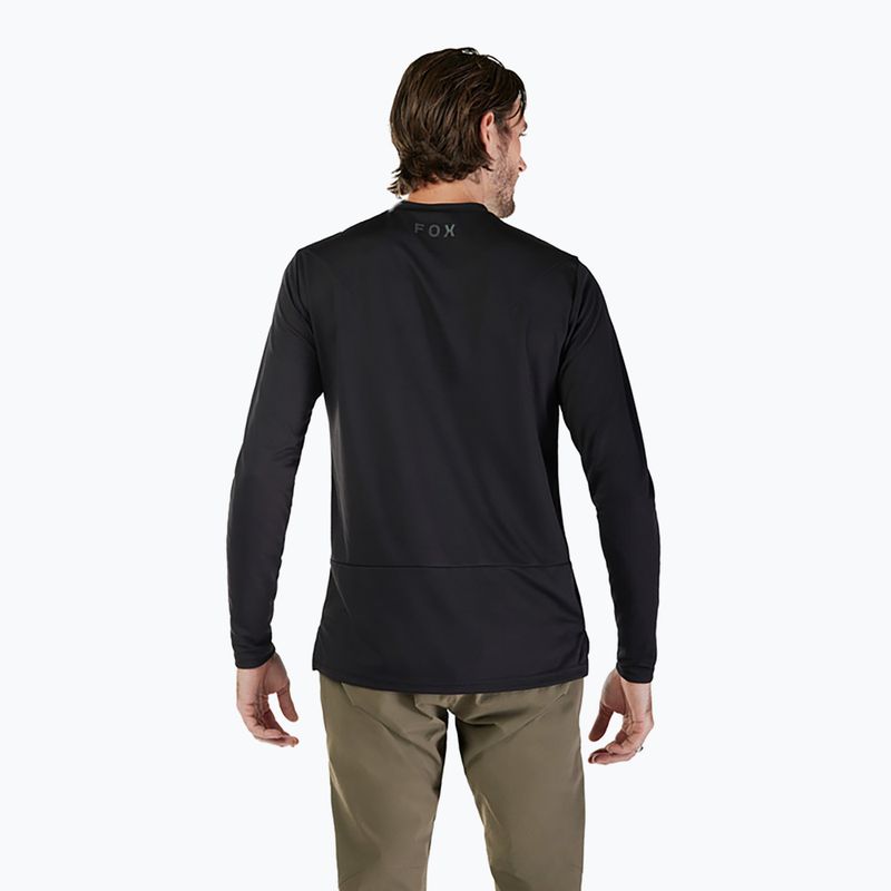 Herren Radfahren Longsleeve Fox Racing Ranger Fox Head schwarz 2
