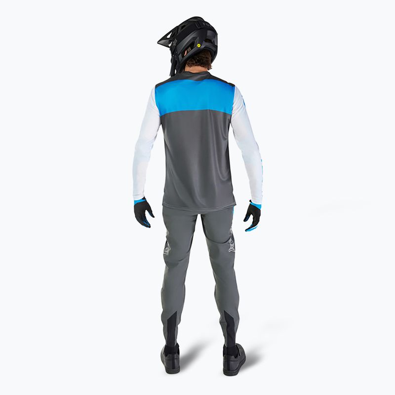 Herren-Radsport-Langarmshirt Fox Racing Ranger Digi Image weiß 4