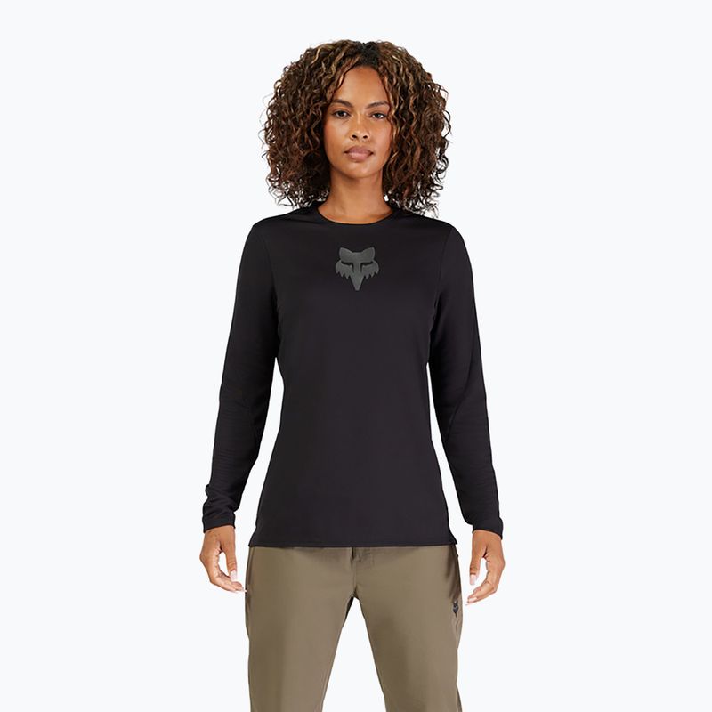 Damen Radfahren Longsleeve Fox Racing Ranger Fox Head W schwarz