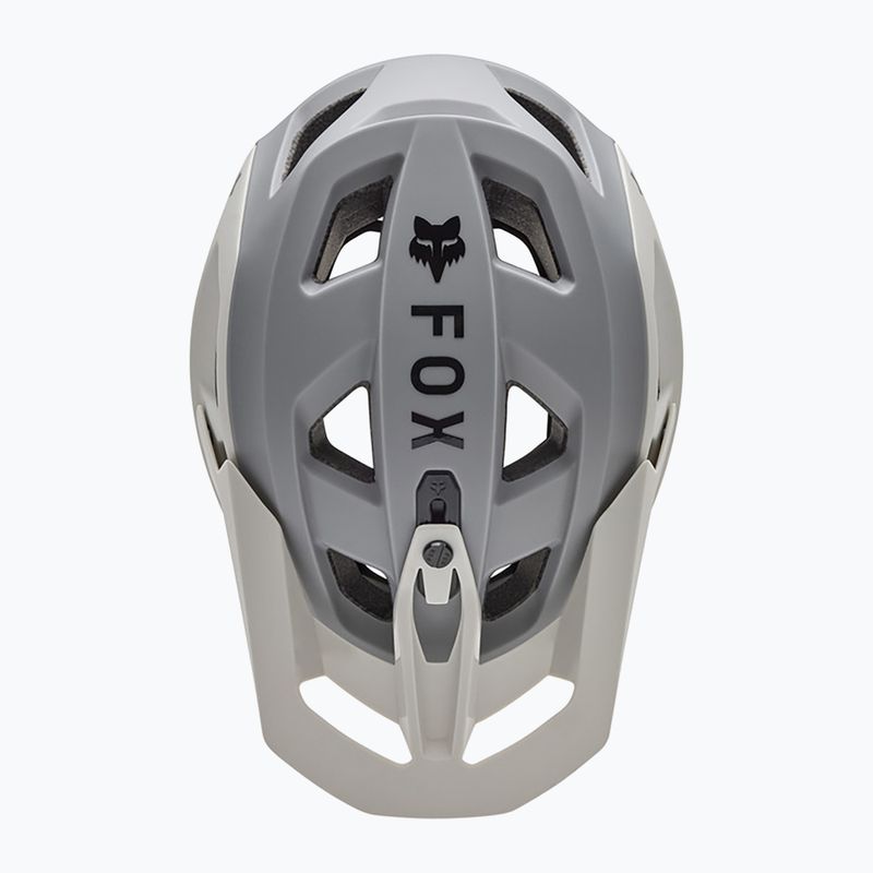 Fox Racing Speedframe 5050 hellgrau Fahrradhelm 4