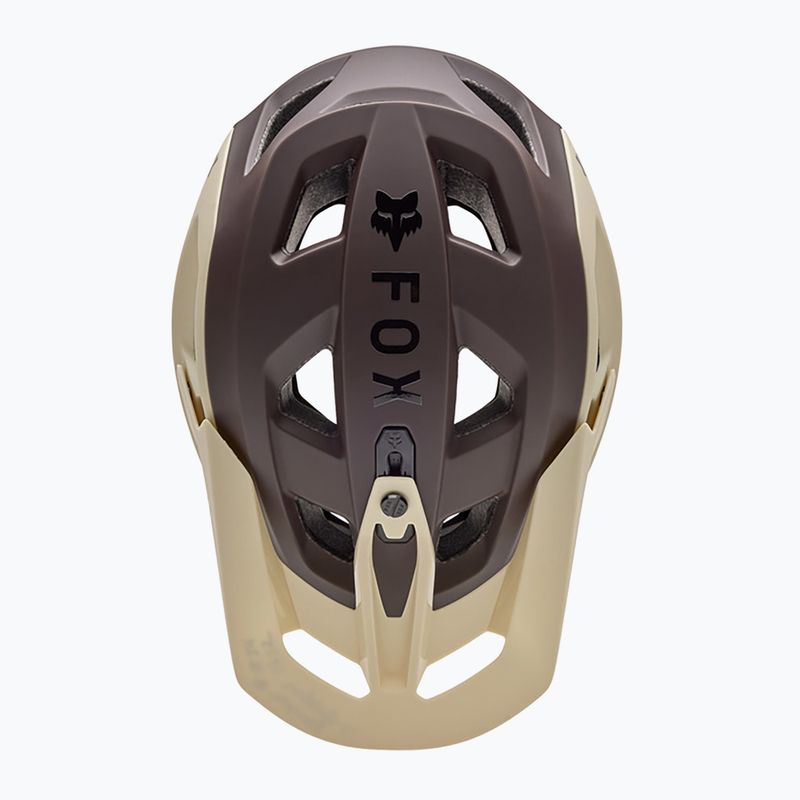 Fox Racing Speedframe 5050 Creme Fahrradhelm 4