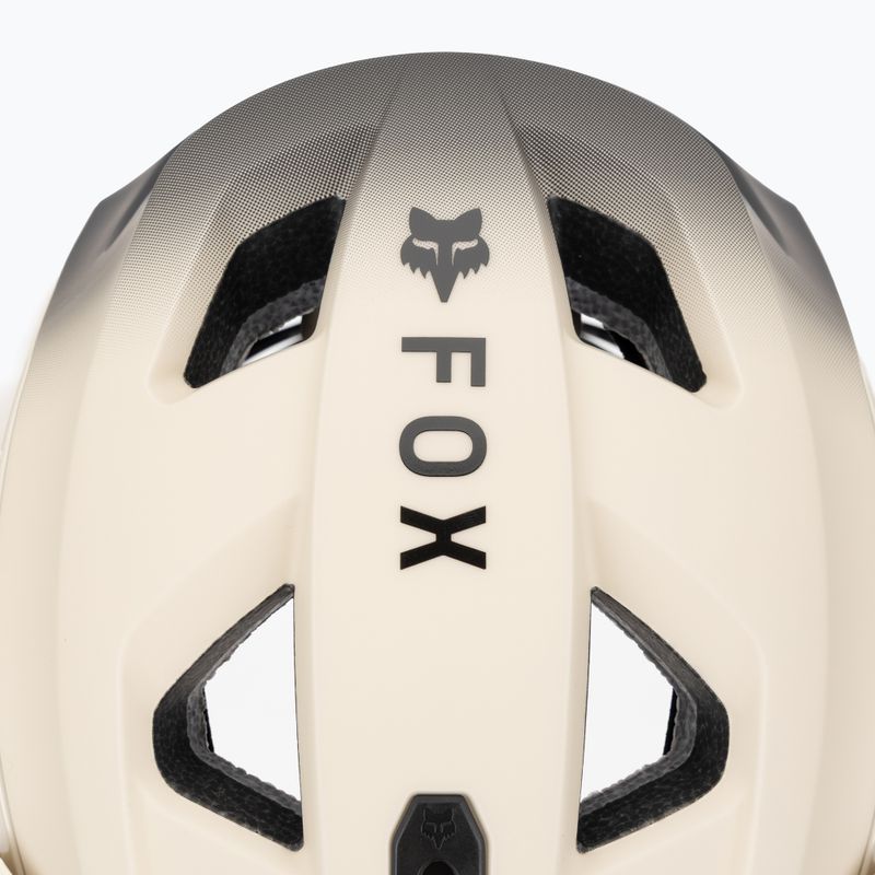 Fox Racing Speedframe Pro Backfade Creme Fahrradhelm 7
