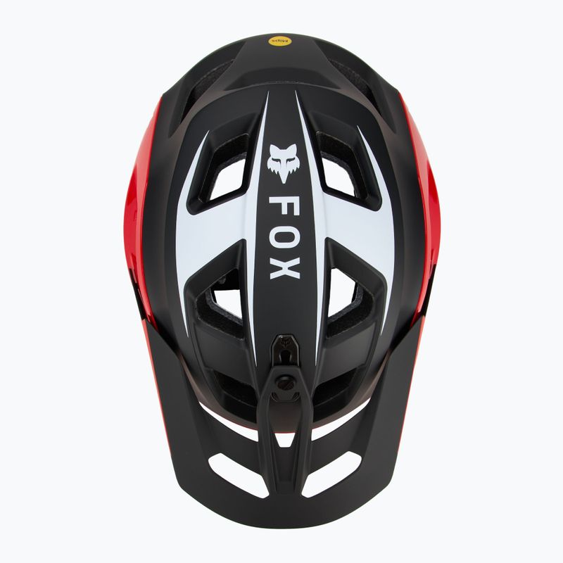 Fox Racing Speedframe Pro Defy fluoreszierend rot Fahrradhelm 5
