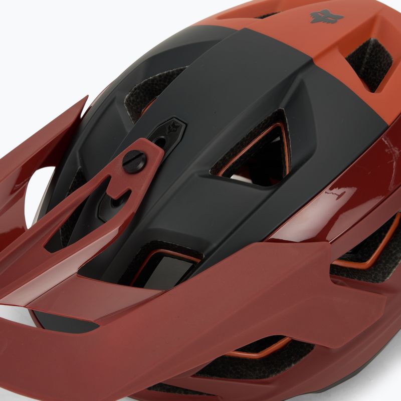 Fox Racing Speedframe RS Paranoid Rost Fahrradhelm 8