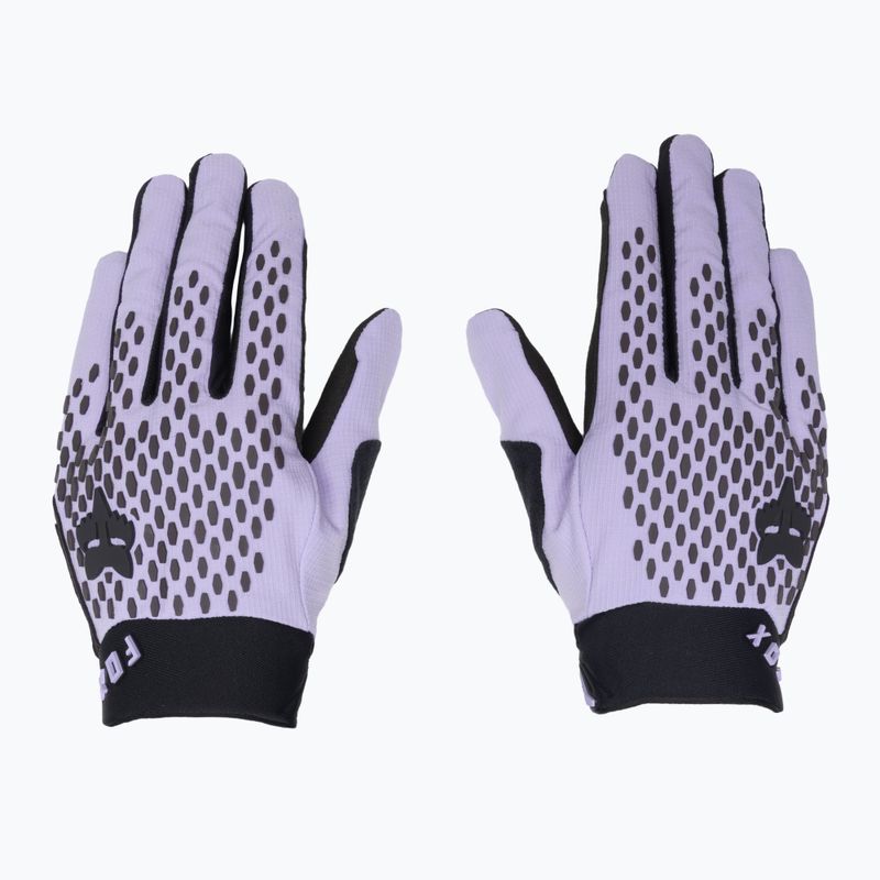 Fox Racing Defend fliederfarbene Herren-Radhandschuhe 2