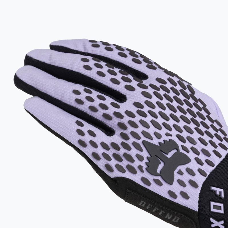 Fox Racing Defend fliederfarbene Herren-Radhandschuhe 4