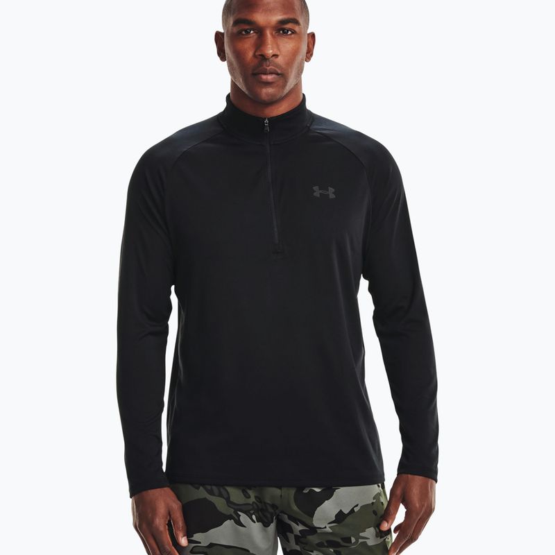 Trainingssweatshirt Herren Under Armour Tech 2. 1/2 Zip schwarz 1328495-1 3