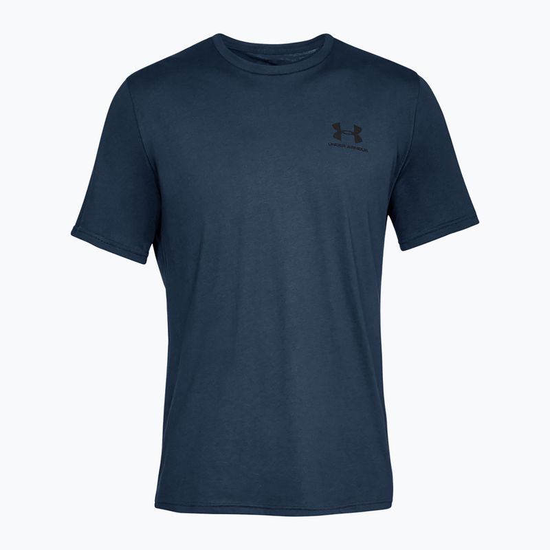 Herren T-Shirt Under Armour Sportstyle Left Chest academy/schwarz