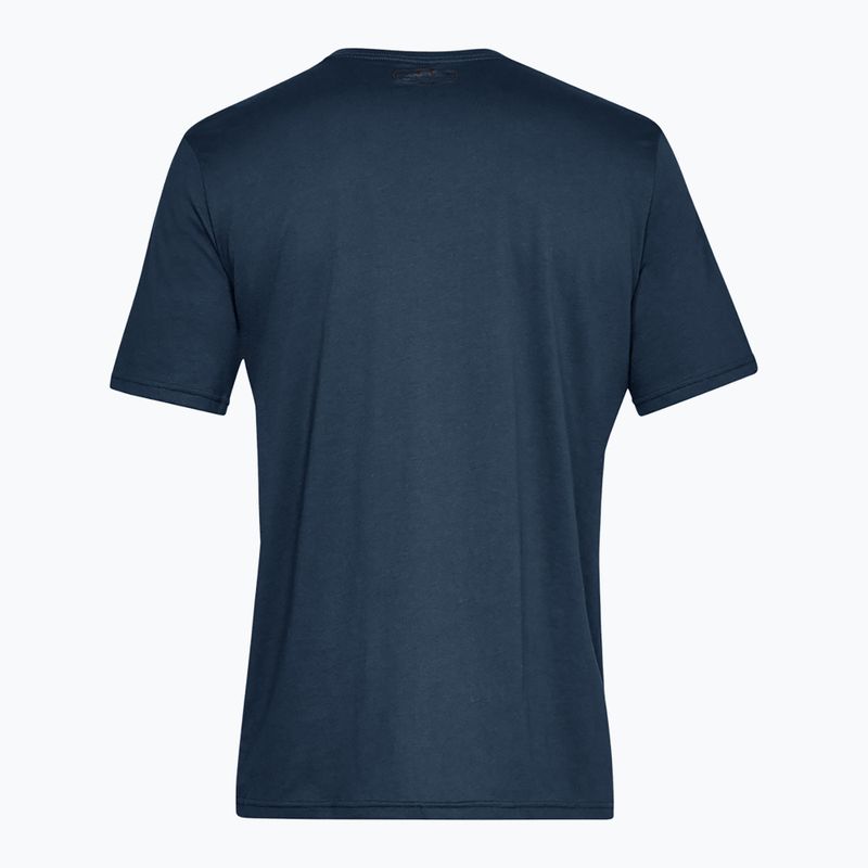 Herren T-Shirt Under Armour Sportstyle Left Chest academy/schwarz 2