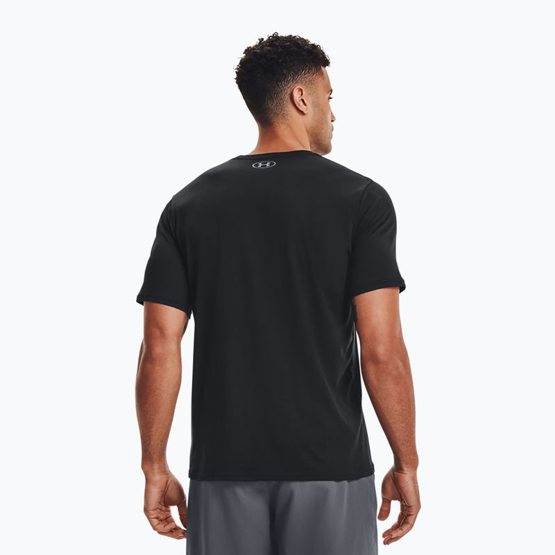 Under Armour Sportstyle Left Chest SS Herren Training T-Shirt schwarz 2