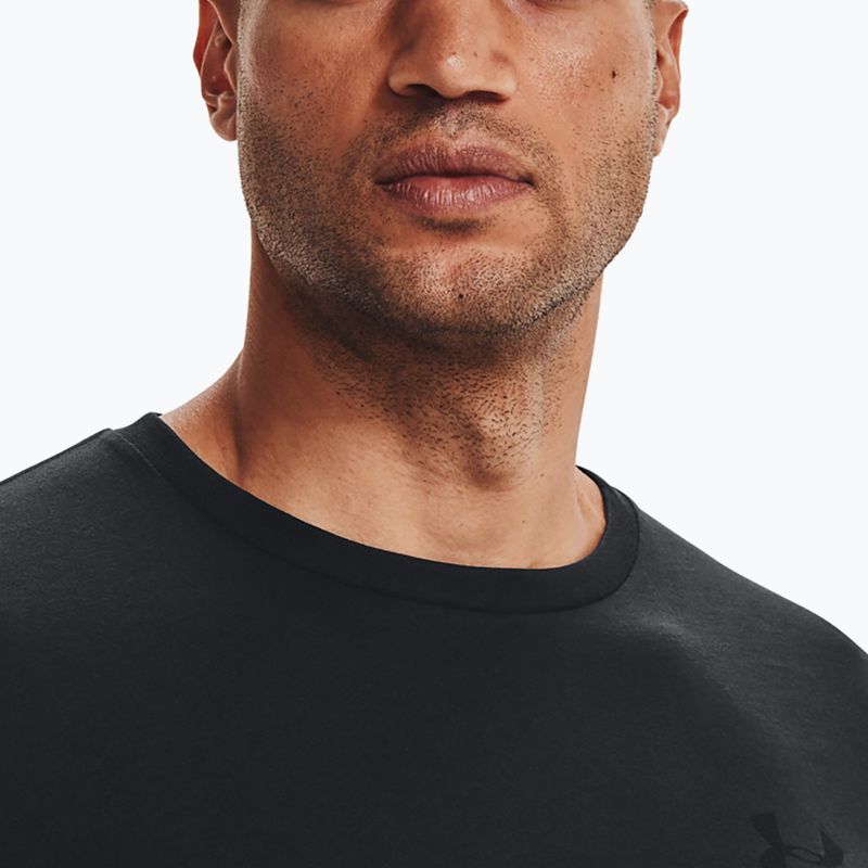 Under Armour Sportstyle Left Chest SS Herren Training T-Shirt schwarz 3