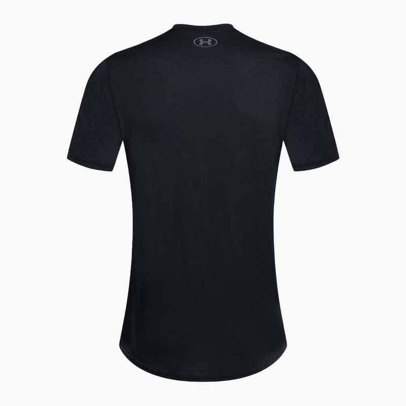 Under Armour Sportstyle Left Chest SS Herren Training T-Shirt schwarz 5
