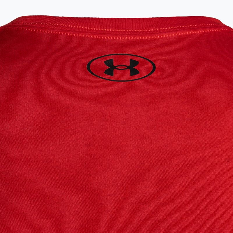 Under Armour Sportstyle Left Chest SS Herren Trainings-T-Shirt rot/schwarz 7