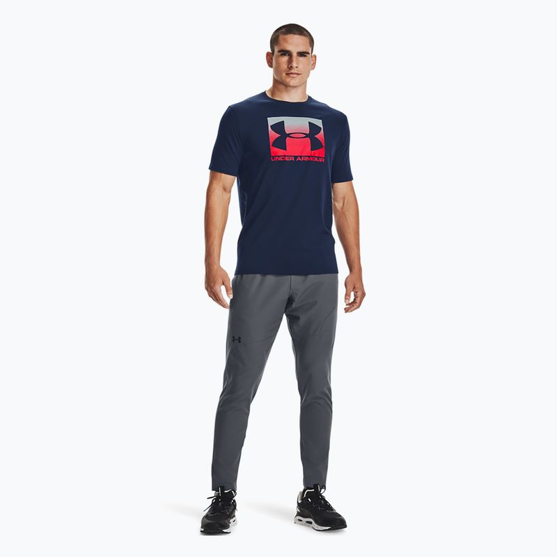 Herren Under Armour Boxed Sportstyle Trainings-T-Shirt navy blau 1329581-408 2