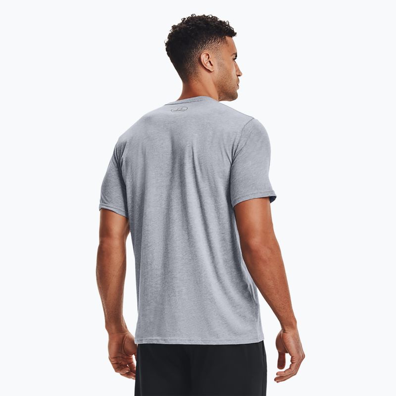 Herren Under Armour Boxed Sportstyle steel helles Heidekraut/Graphit/schwarzes T-shirt
