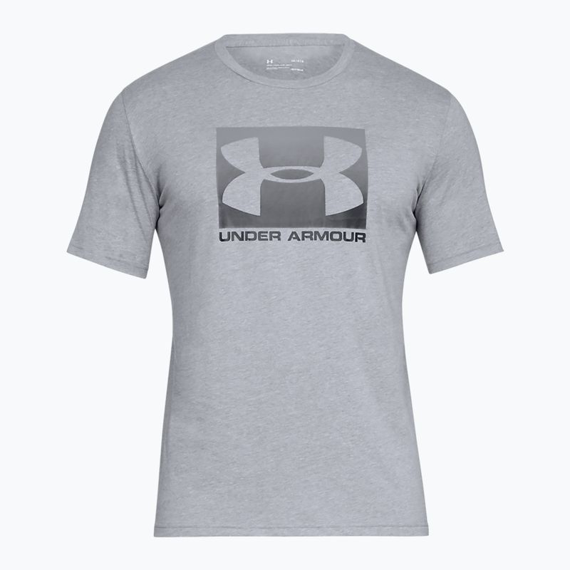 Herren Under Armour Boxed Sportstyle steel helles Heidekraut/Graphit/schwarzes T-shirt