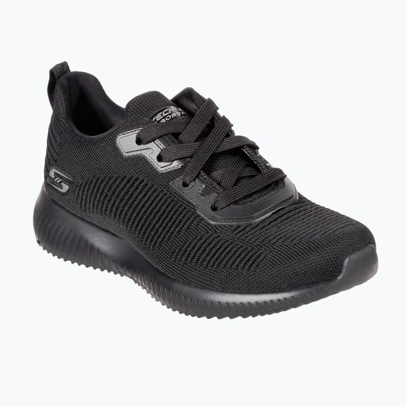 Schuhe Damen SKECHERS Bobs Sport Squad Tough Talk black 8