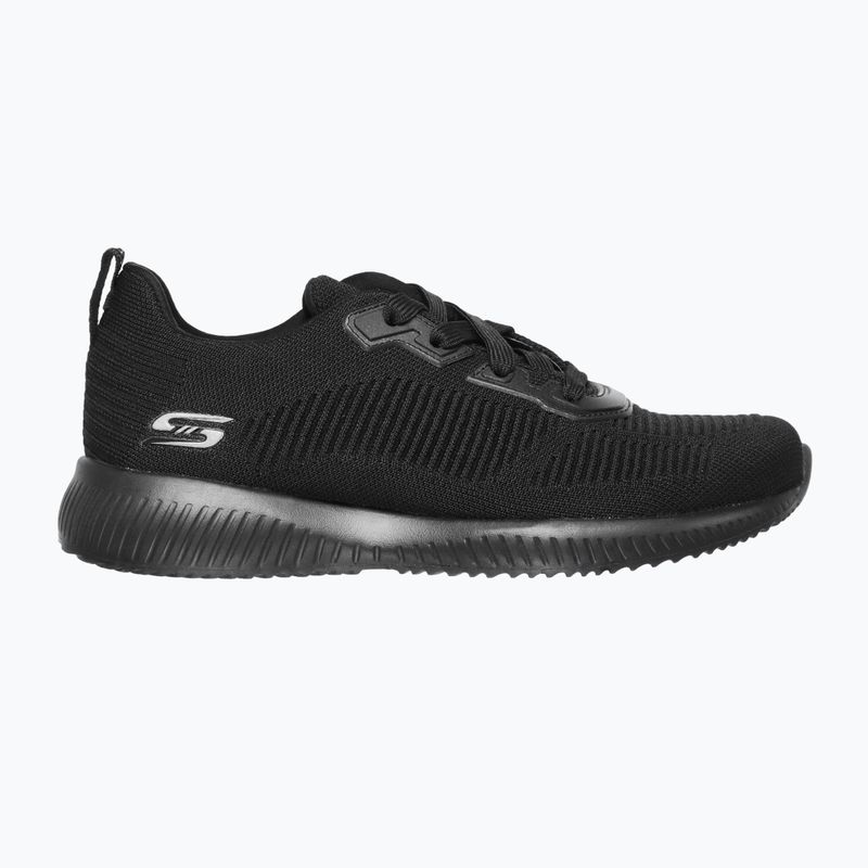 Schuhe Damen SKECHERS Bobs Sport Squad Tough Talk black 9