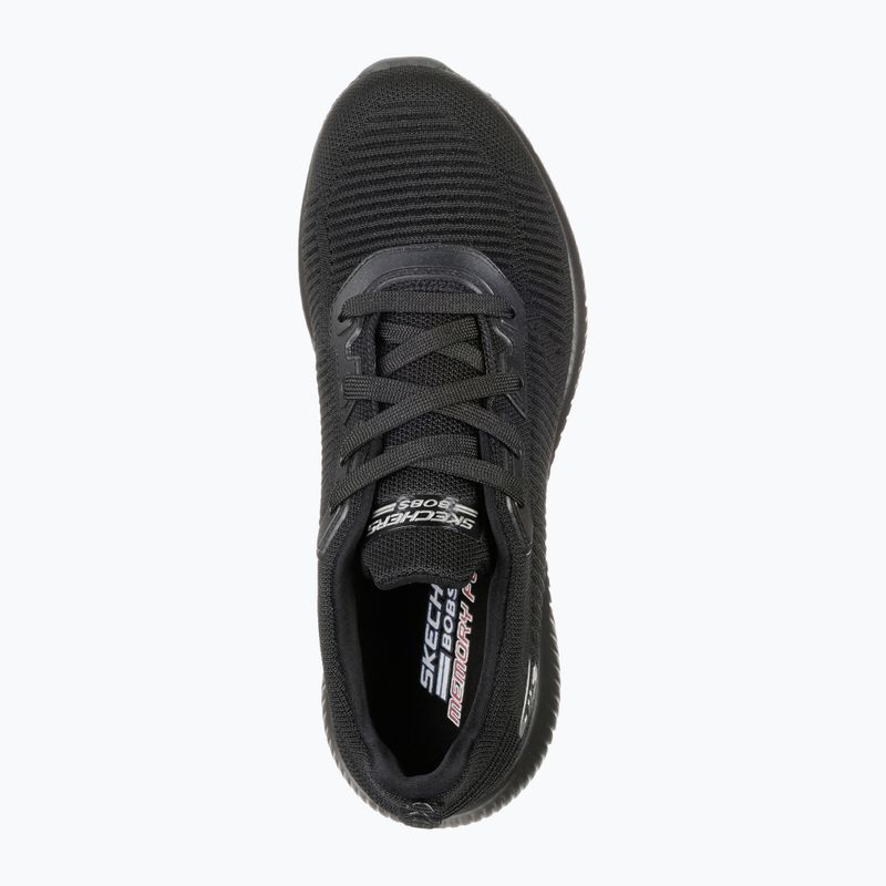 Schuhe Damen SKECHERS Bobs Sport Squad Tough Talk black 12