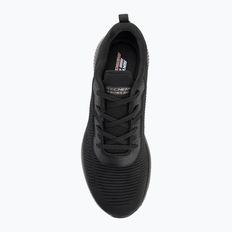 Schuhe Damen SKECHERS Bobs Sport Squad Tough Talk black 5