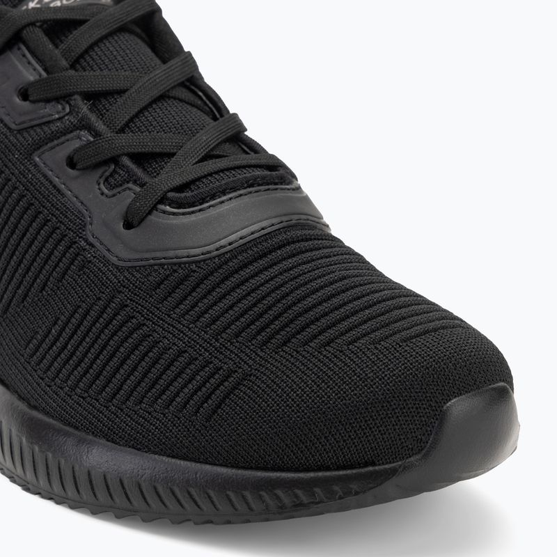 Schuhe Damen SKECHERS Bobs Sport Squad Tough Talk black 7