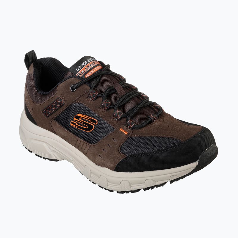 SKECHERS Oak Canyon Herren-Trekking-Schuhe chocolate/schwarz 7