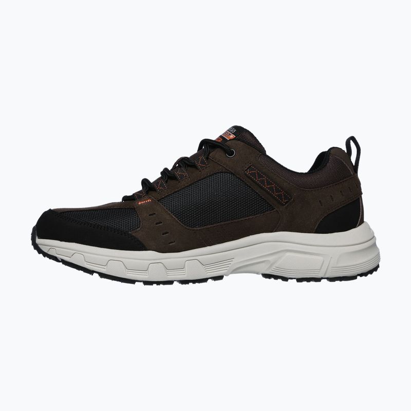 SKECHERS Oak Canyon Herren-Trekking-Schuhe chocolate/schwarz 9