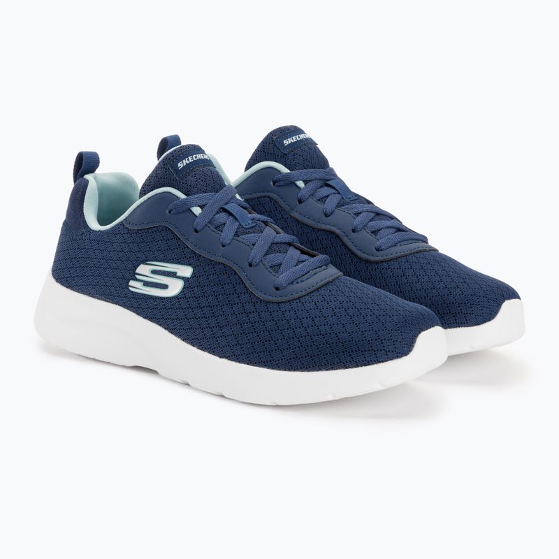 Damen Trainingsschuhe SKECHERS Dynamight 2.0 Eye To Eye navy/hellblau 4