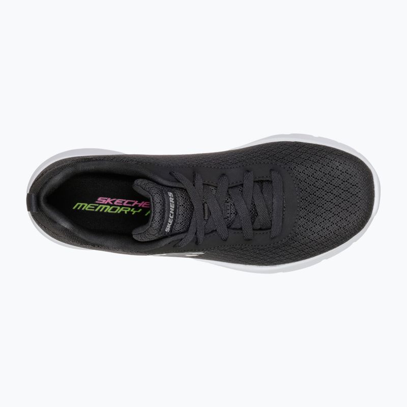 Damen Trainingsschuhe SKECHERS Dynamight 2.0 Eye To Eye schwarz/weiß 11