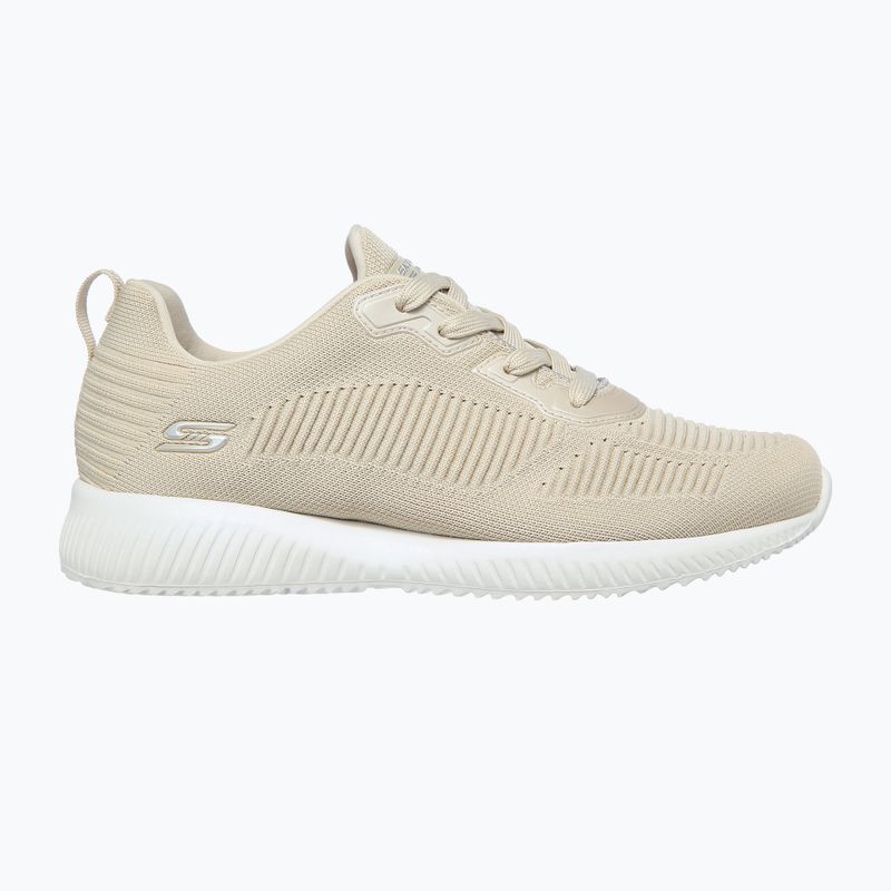 Schuhe Damen SKECHERS Bobs Sport Squad Tough Talk beige 2