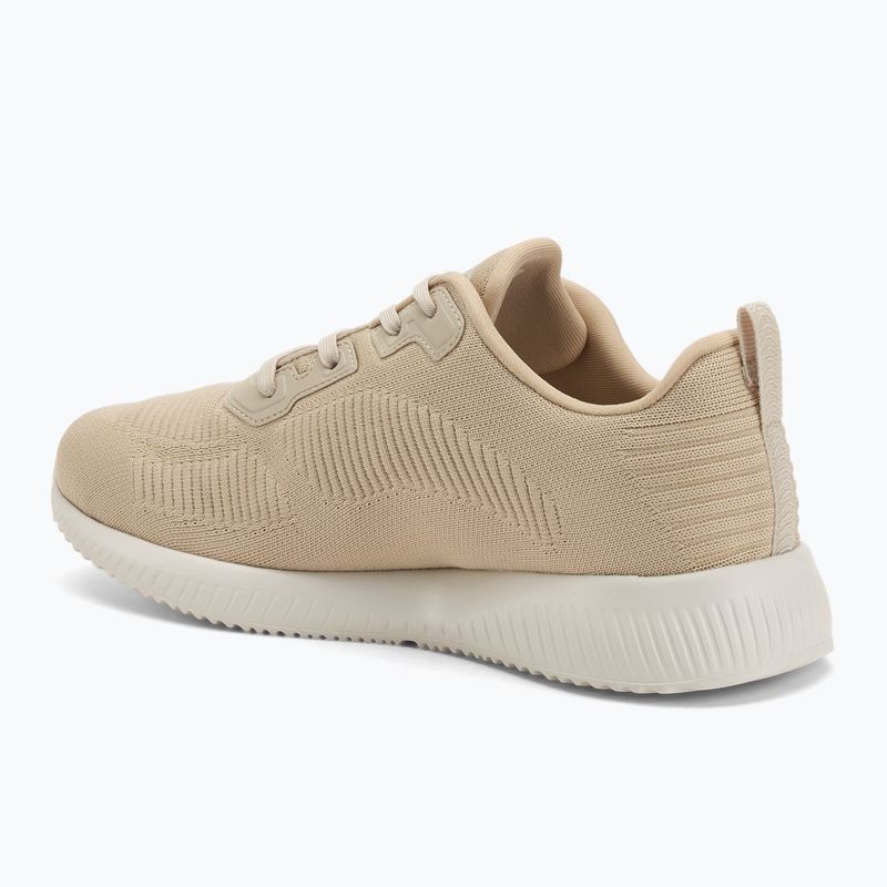 Schuhe Damen SKECHERS Bobs Sport Squad Tough Talk beige 3