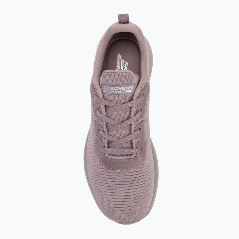 Schuhe Damen SKECHERS Bobs Sport Squad Tough Talk mauve 5