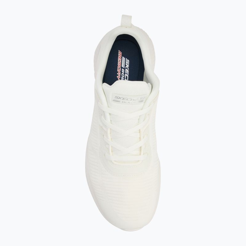 Schuhe Damen SKECHERS Bobs Sport Squad Tough Talk white 5