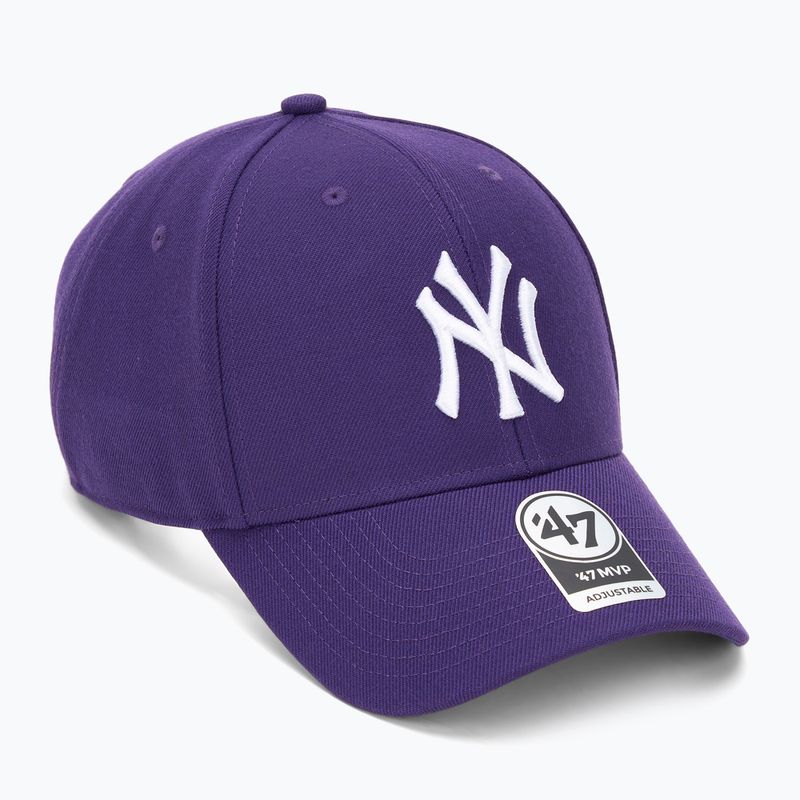 47 Marke MLB New York Yankees MVP Baseballmütze lila