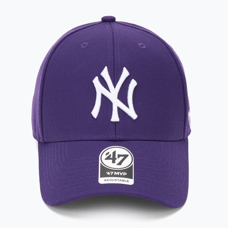 47 Marke MLB New York Yankees MVP Baseballmütze lila 2