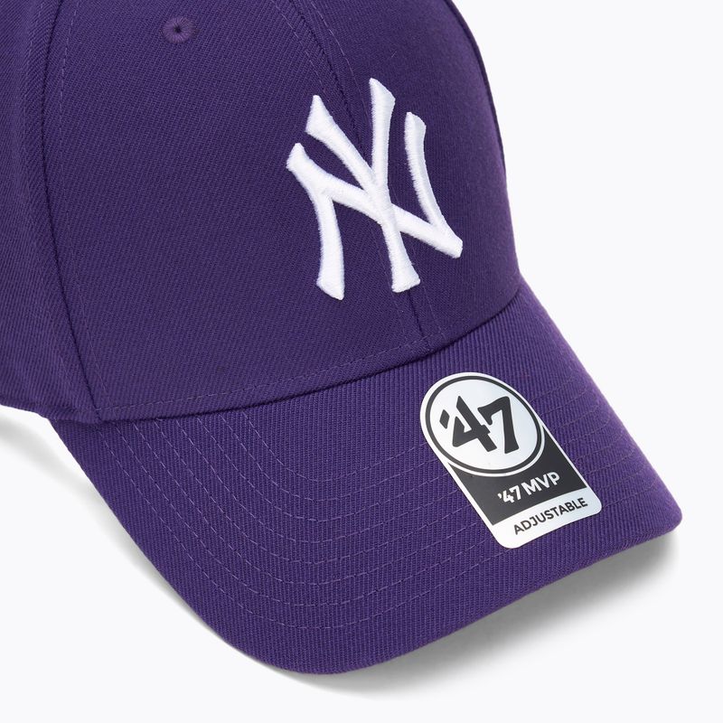47 Marke MLB New York Yankees MVP Baseballmütze lila 3