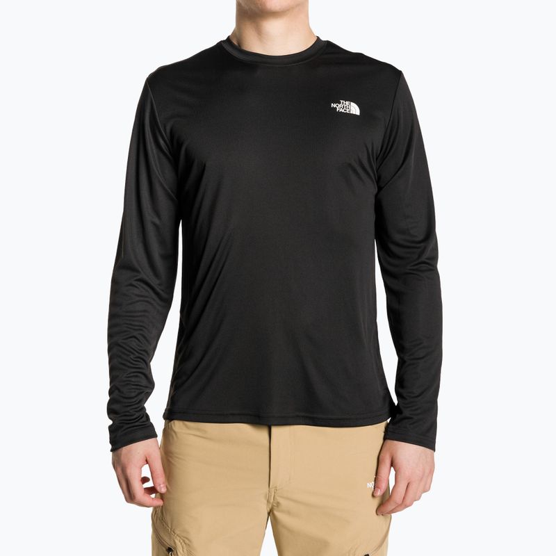 Herren Trainings-Longsleeve The North Face Reaxion Amp Crew schwarz