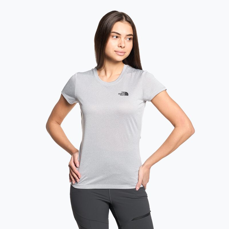 Wandershirt trekking Damen The North Face Reaxion Amp Crew grau NFCETDYX1