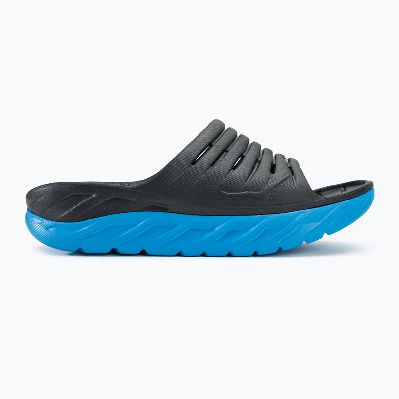 Slides Schlappen  Damen HOKA Ora Recovery Slide 2 ebony/dresden blue 2