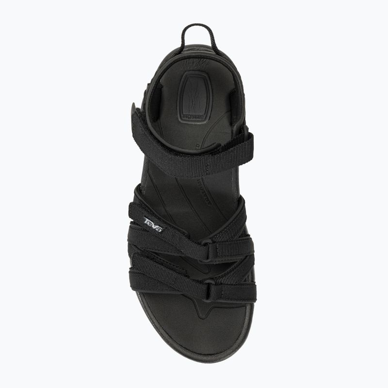 Teva Tirra Damen Sandalen schwarz/schwarz 5