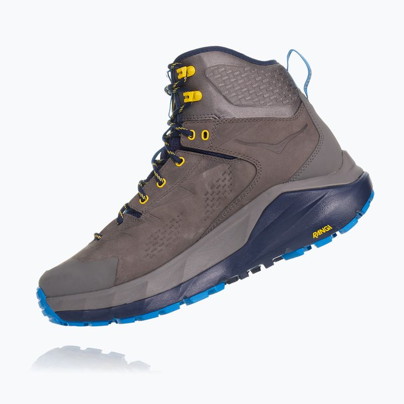 Herren-Trekkingschuhe HOKA Sky Kaha anthrazit grau/blau 3