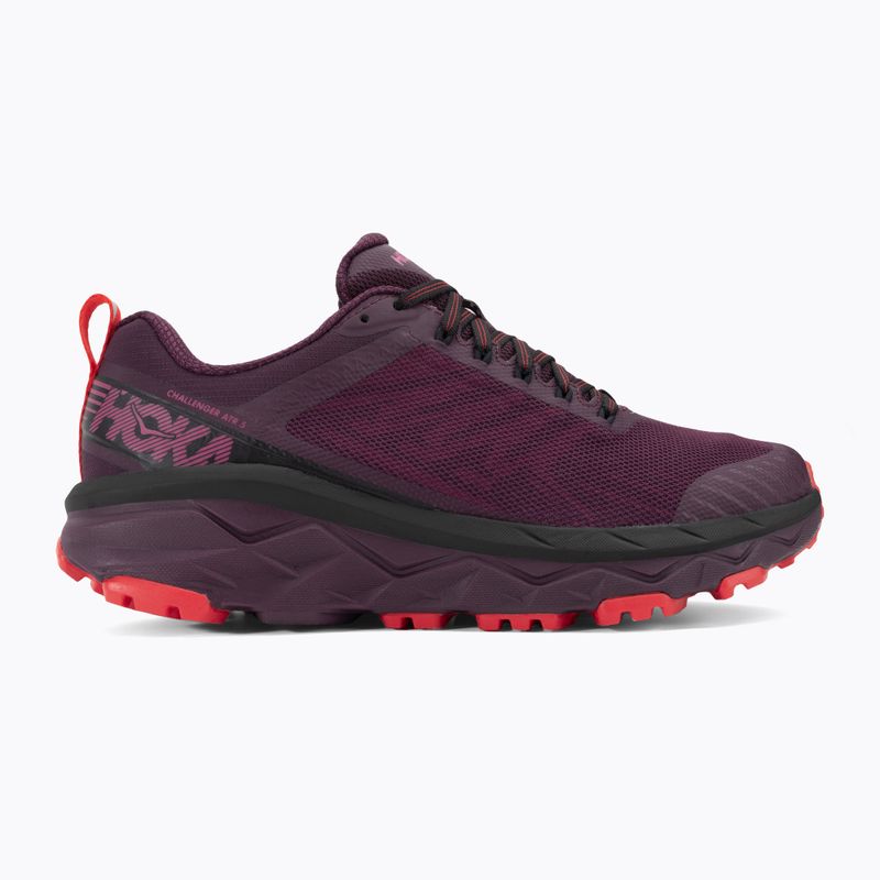 Damen Laufschuhe HOKA Challenger ATR 5 italienische Pflaume/Mohnrot 2
