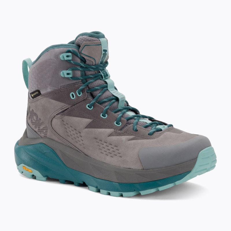 Damen-Trekking-Stiefel HOKA Kaha GTX frostgrau/aqua haze
