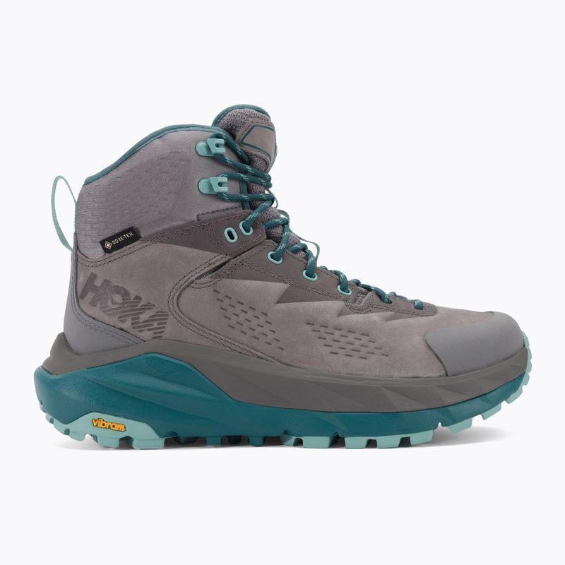 Damen-Trekking-Stiefel HOKA Kaha GTX frostgrau/aqua haze 2
