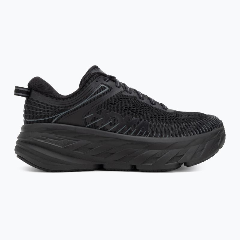 Damen Laufschuhe HOKA Bondi 7 schwarz/schwarz 2