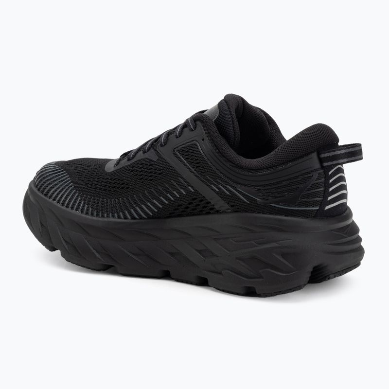 Damen Laufschuhe HOKA Bondi 7 schwarz/schwarz 3