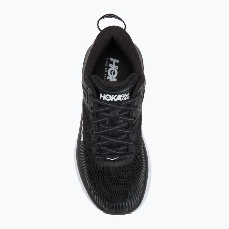 Damen Laufschuhe HOKA Bondi 7 schwarz/weiss 5