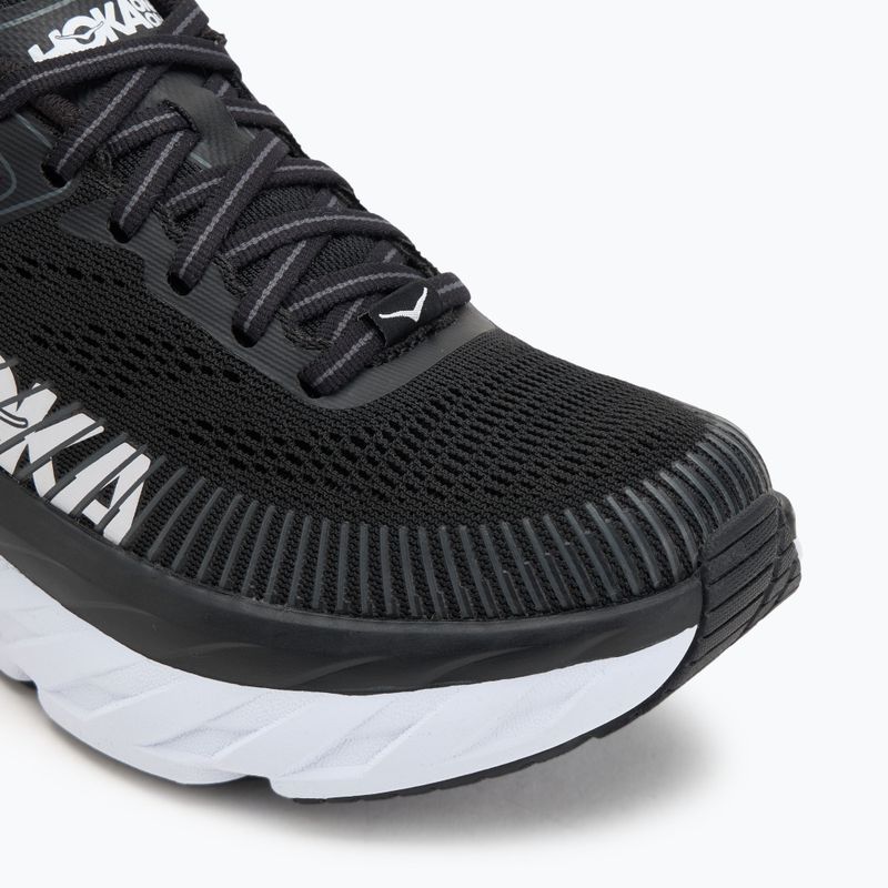Damen Laufschuhe HOKA Bondi 7 schwarz/weiss 7