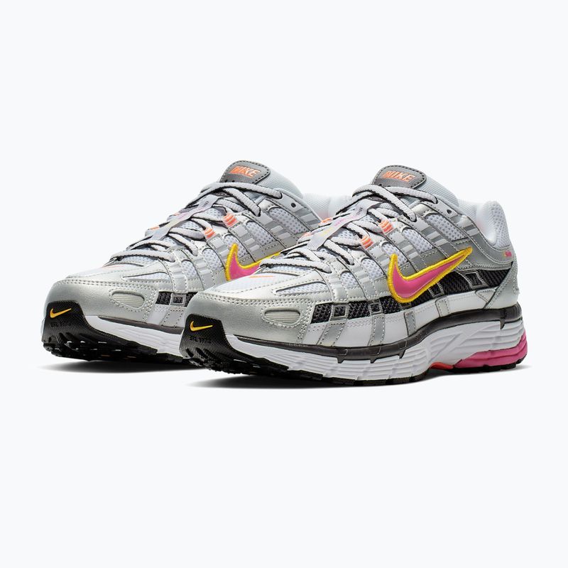 Damen-Schuhe Nike P-6000 white/metallic platinum/laser fuchsia 2